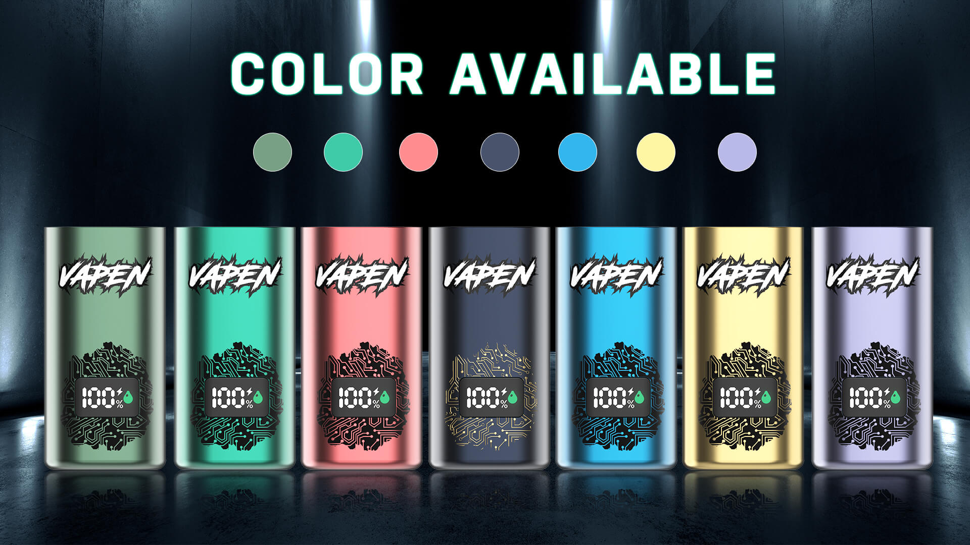 VAPEN RTA POD Replaceable Refilling Disposable Vape 1200Puffs 24ml Capacity Oil Coil Separation No Leaking Absorption 12K Puff Child Lock LED Power Indication