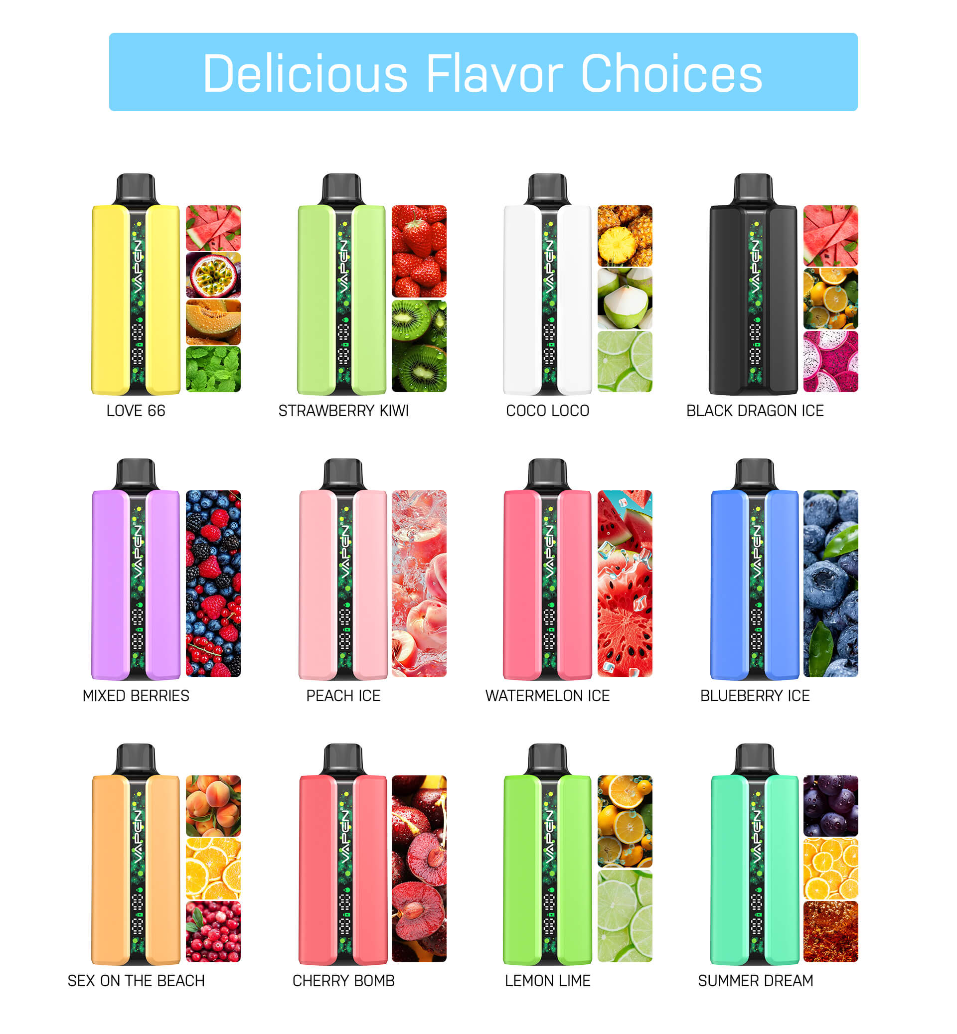 VAPEN FLOW 40000 Puffs Disposable Vape 40K Puff EU Warehouse Vaper Happ Bar SS36000 Vapsolo Razz Bar Vaper evape Wholesale