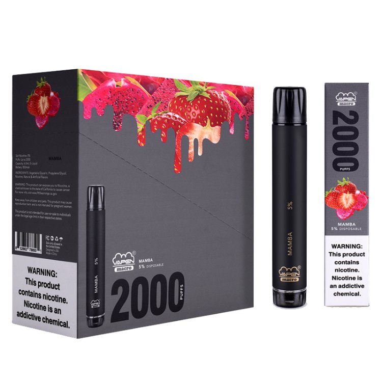 VAPEN MACRO 2000PUFFS VAPE PEN MAMBA