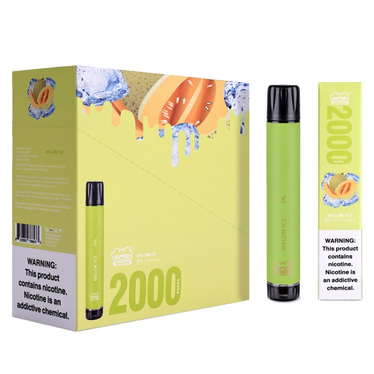 VAPEN MACRO 2000PUFFS VAPE PEN MELON ICE