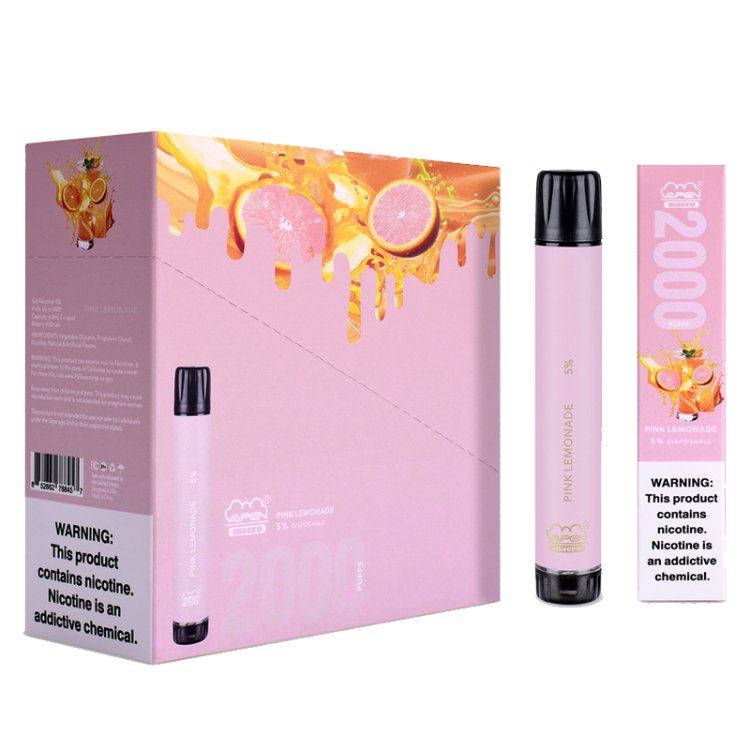 VAPEN MACRO 2000PUFFS VAPE PEN PINK LEMONADE