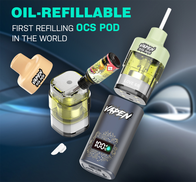First refilling OCS pod in the world - VAPEN RTA POD Device