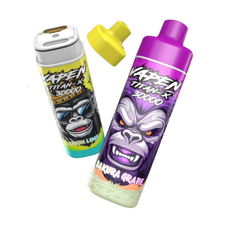 VAPEN TITAN X 30K Disposable Vape 30000 Puffs Vaper Starg Bar 10K 20K 30K 40K 50K 60K 80K Puff Huge Vapor Electronic e Cigarettes