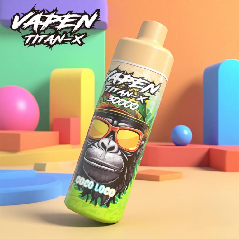 VAPEN TITAN X 30K Puff Disposable Vape 30000 Puffs 40000 50000 60000 Vaper Stargbar Vapsolo Razzbar 15000 Happ Bar 40K 50K 60K EU Warehouse (6)