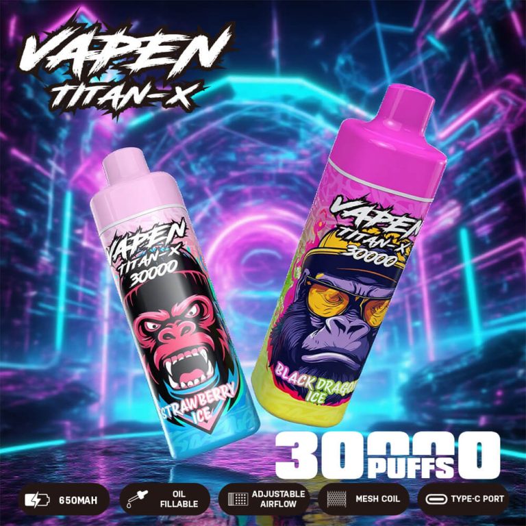 VAPEN TITAN-X 30K Puffs Refillable Disposable Vape 02