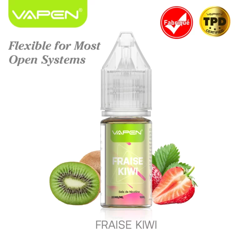 VAPEN E-LIQUID Fraise Kiwi 10ml 2% – Strawberry kiwi French label