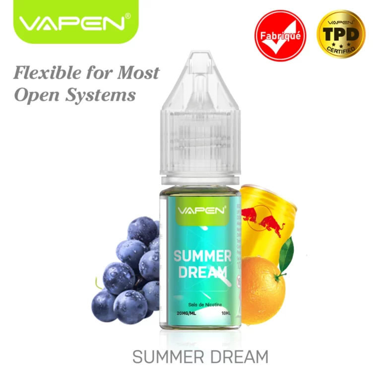 VAPEN E-LIQUID Summer Dream 10ml 2% – Fruit energy blend French version