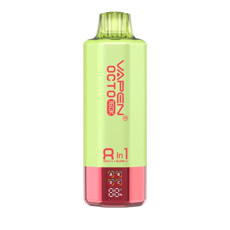 VAPEN OCTO 160K 8-in-1 disposable vape, multi-flavor 4-tank system, 160000 puffs mesh coil vape device