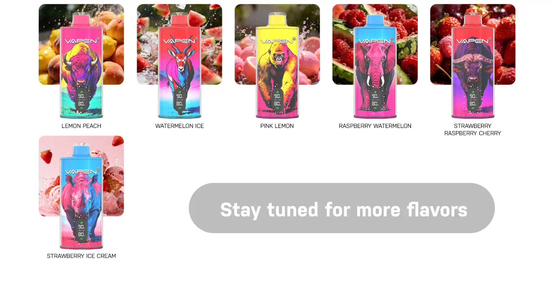 VAPEN AURA 100K disposable vape offers various flavor styles—every flavor brings a fresh vibe with a different experience every hit.