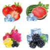 Strawberry Ice | Watermelon Ice | Black Dragon Ice | Blue Razz Ice
