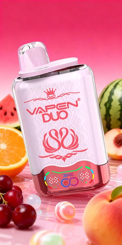 VAPEN DUO 40000 — Dual‑Flavor 2in1 Vape | Consistent Flavor Tech & Dual Mesh Coils-sex-on-the-beach-watermelon-bubblegum