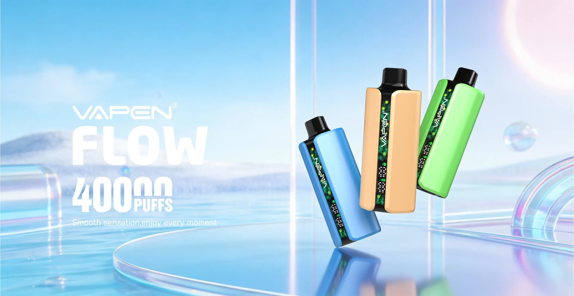 VAPEN FLOW 40K — 40,000 Puffs Disposable Vape | Consistent Flavor, Long-Lasting