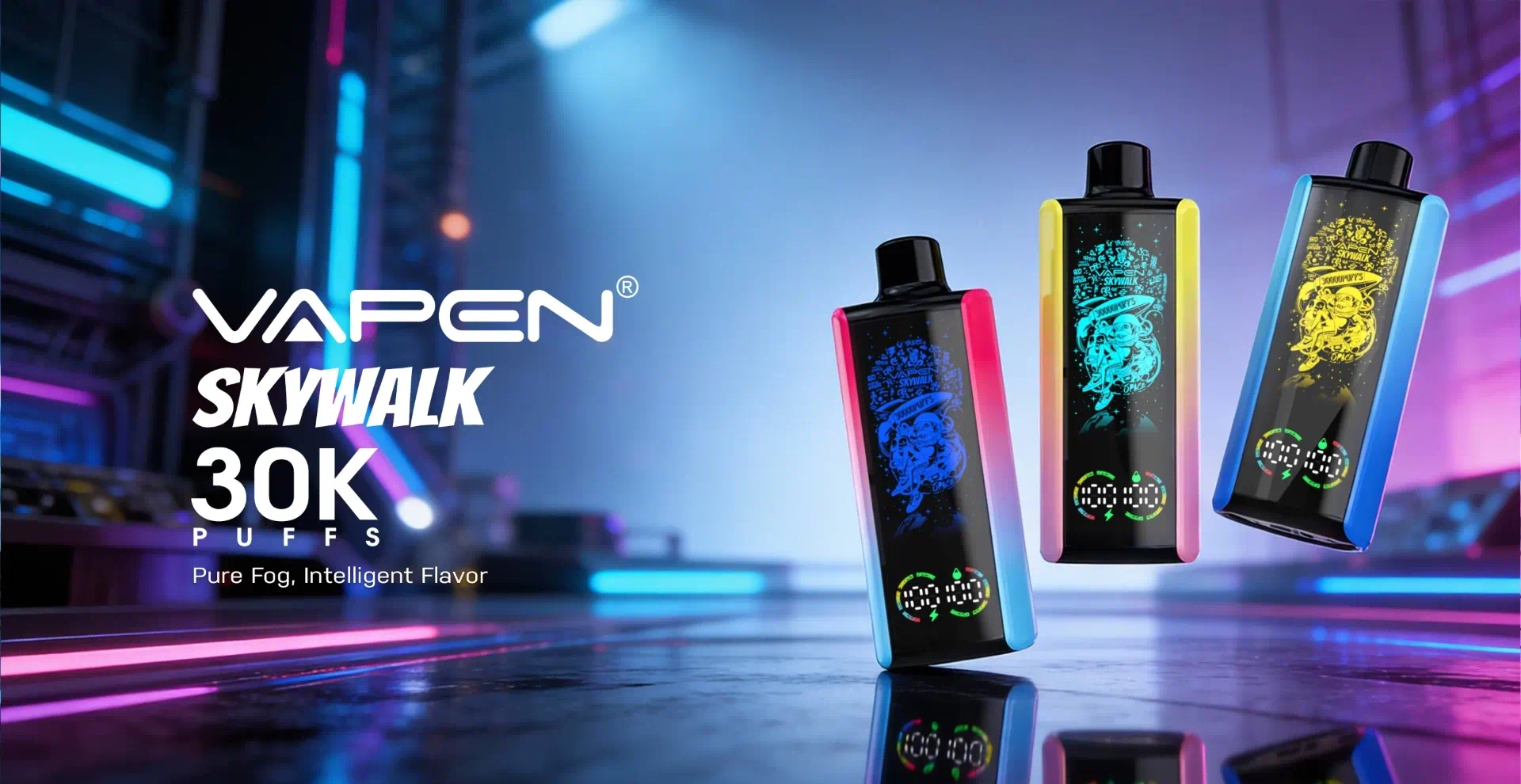 VAPEN SKYWALK — Long‑Lasting Disposable Vape | Up to 30,000 Puffs & TCT