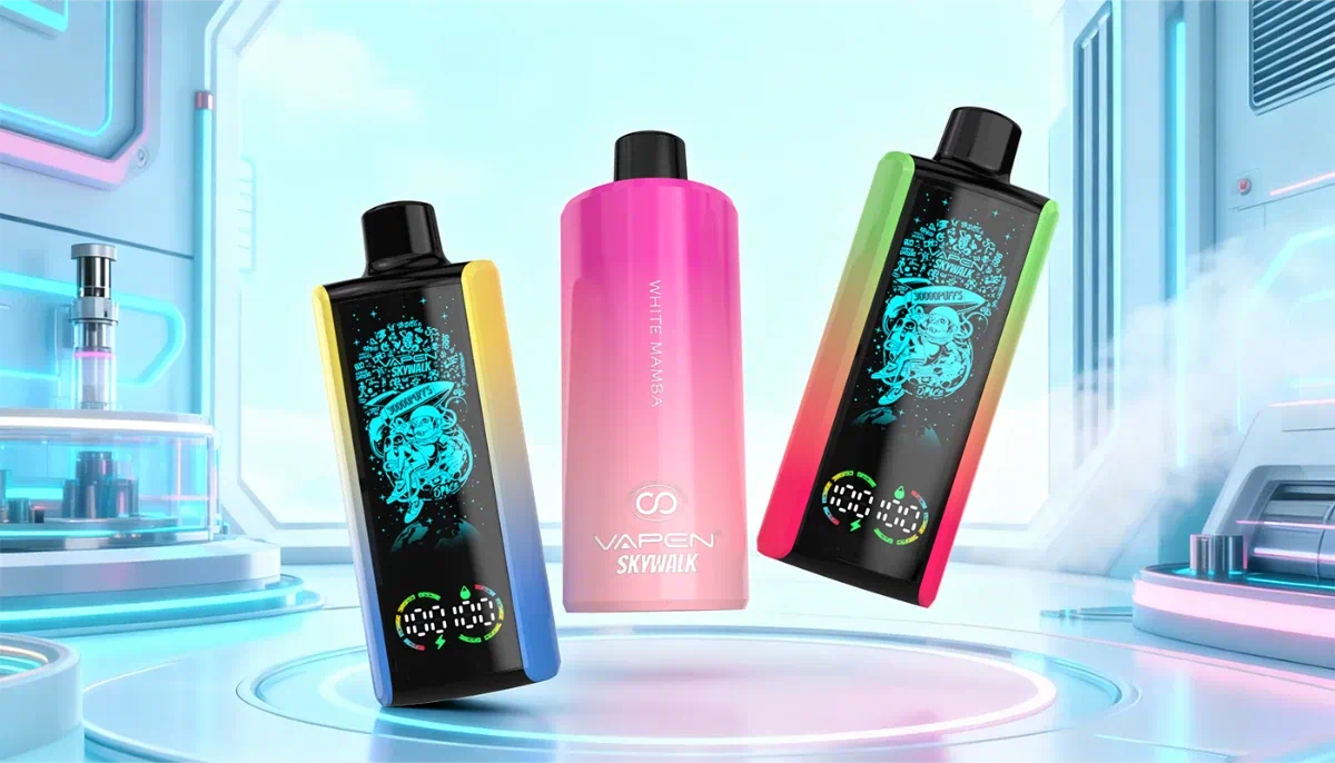 VAPEN SKYWALK — 30ml · 25–30K Puffs · TCT Taste Consistency · RGB & Smart Display