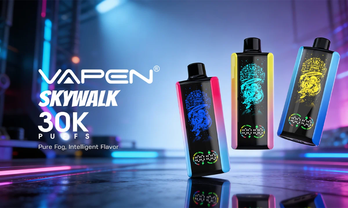VAPEN SKYWALK — 30ml · 25K–30K Puffs · 650mAh · Type-C · RGB Lights