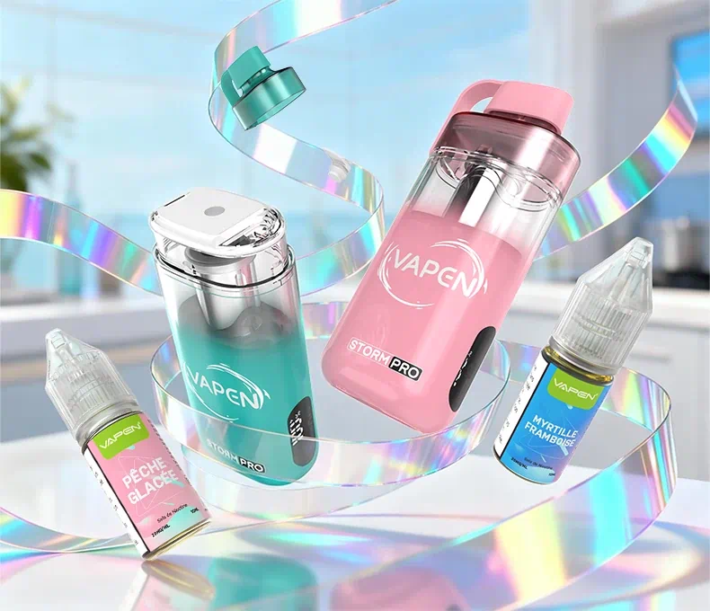 VAPEN STROM Pro — Open‑System Refillable Vape | Flip‑Top Drip Tip