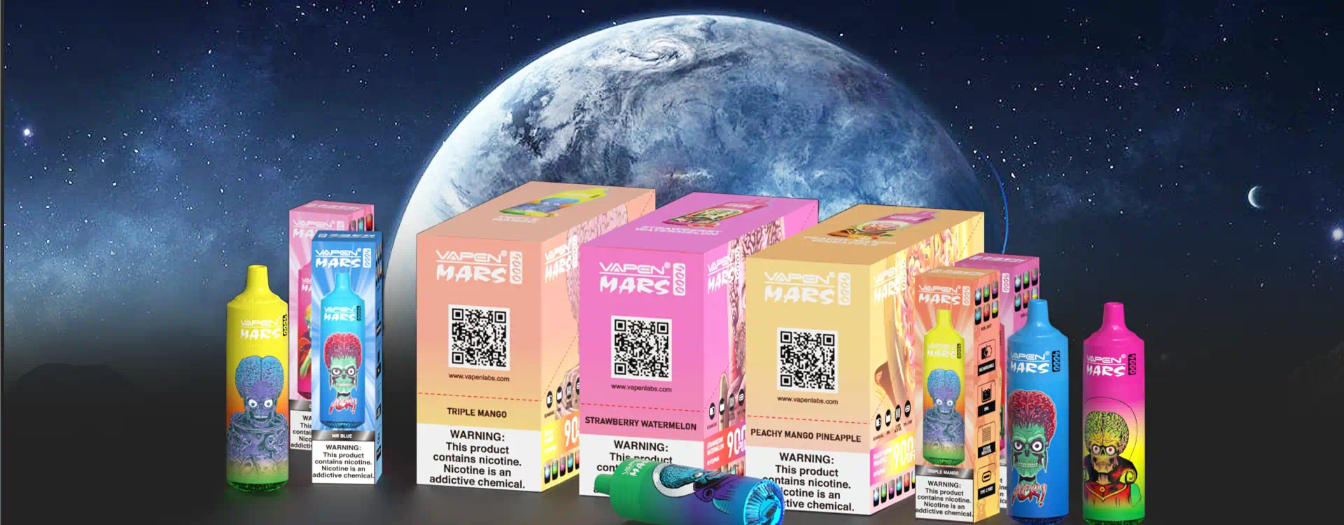 vapen-mars-9000-disposable-vape-packaging-display-box-set