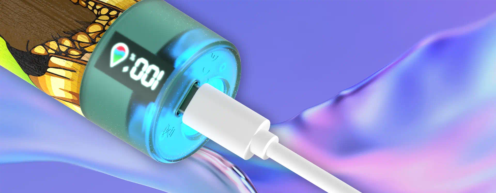 vapen-mars-pro-850mah-rechargeable-battery-type-c-port