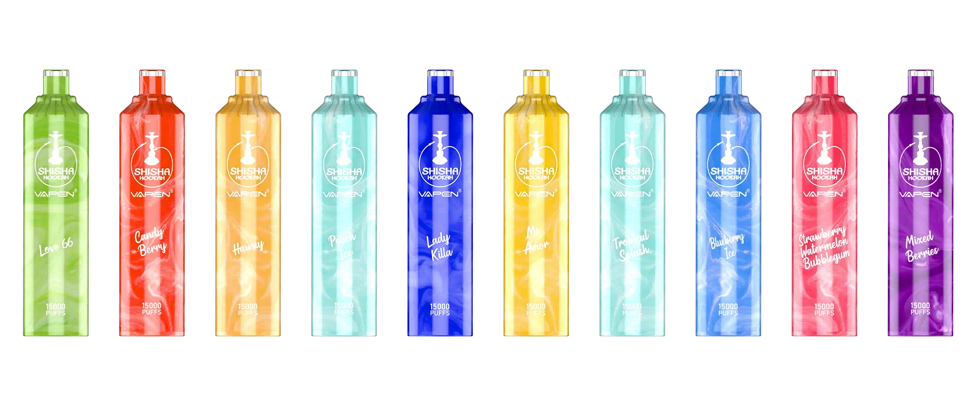 vapen-shisha-15000-10-flavors-collection-display