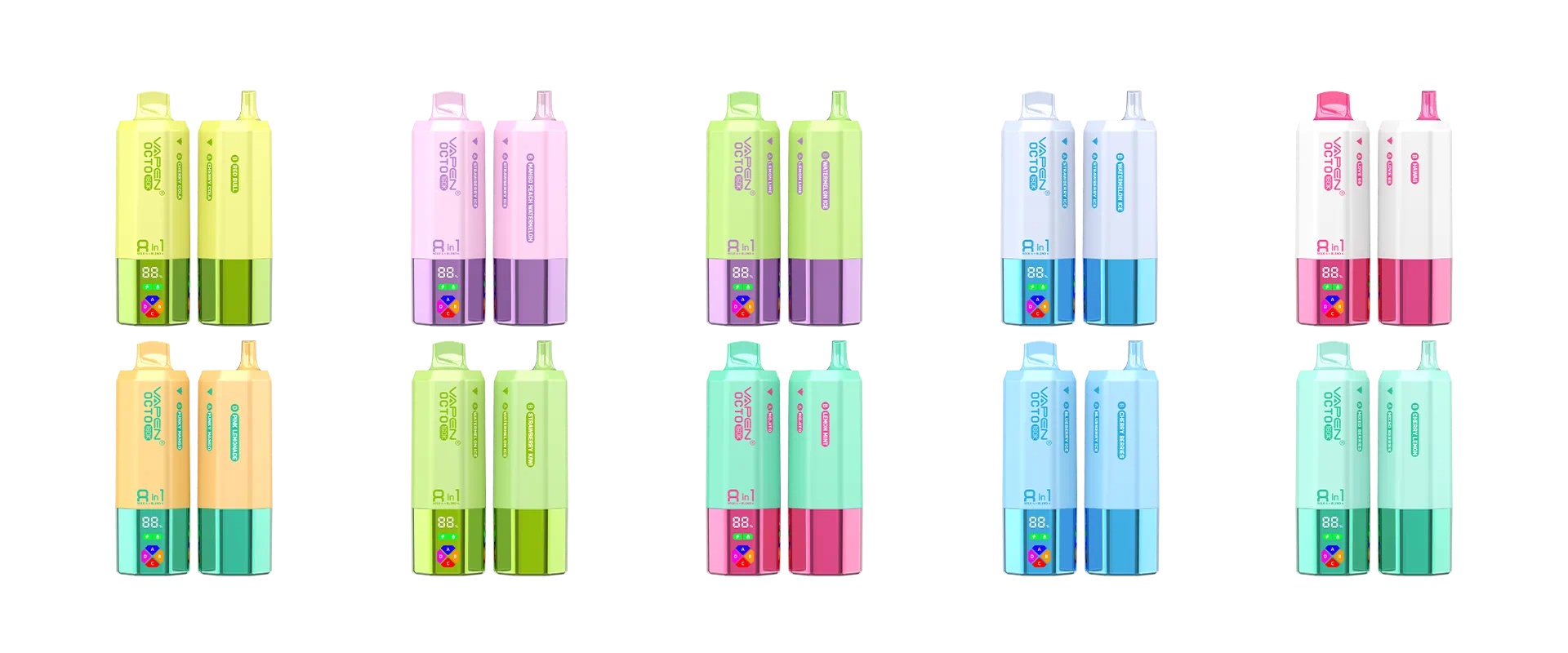 Do Multi-Flavor Vapes Mix Flavors 2-in-1 vs 3-in-1 vs 8-in-1