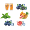Fanta | Blueberry Raspberry Ice | Cool Mint | Peach Mango Pineapple | Blueberry Ice | Watermelon Ice