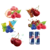 Peach Berry | Cherry Cola | Blue Razz Gummy Bear | Cherry Berry | Fizzy Cherry | Red Bull