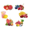 Strawberry Watermelon | Blueberry Cherry Cranberry | Pink Lemonade | Dragonfruit Banana Cherry | Love 66 | Tropical Fruit Ice